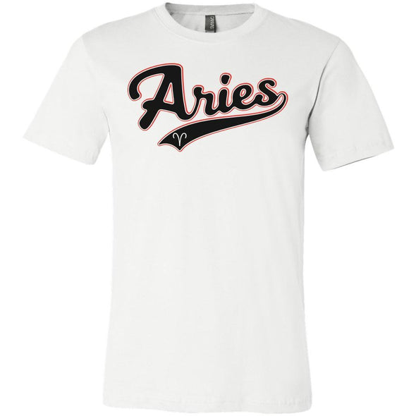 The Ghoulish Garb Graphic Tee White / S Aries - Baseball Style Unisex T-Shirt