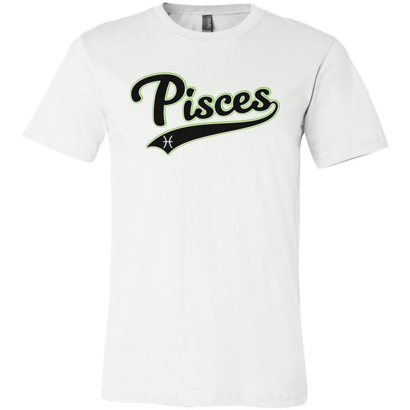 The Ghoulish Garb Graphic Tee White / S Pisces - Baseball Style Unisex T-Shirt