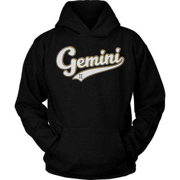 The Ghoulish Garb Hoodie Black / S Gemini - Baseball Style Unisex Hoodie