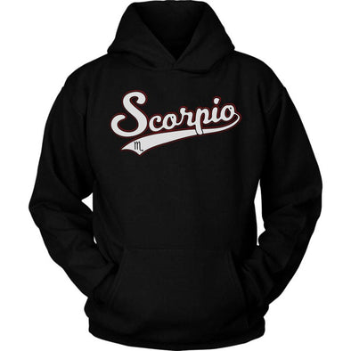 The Ghoulish Garb Hoodie Black / S Scorpio - Baseball Style Unisex Hoodie
