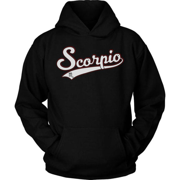 The Ghoulish Garb Hoodie Black / S Scorpio - Baseball Style Unisex Hoodie