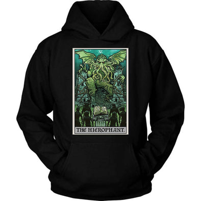 The Ghoulish Garb Hoodie Black / S The Hierophant Tarot Card - Ghoulish Edition Unisex Hoodie