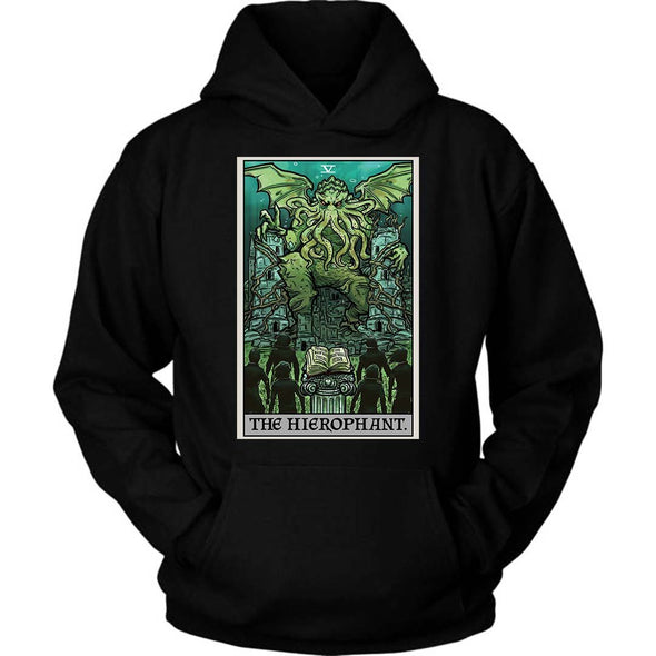 The Ghoulish Garb Hoodie Black / S The Hierophant Tarot Card - Ghoulish Edition Unisex Hoodie