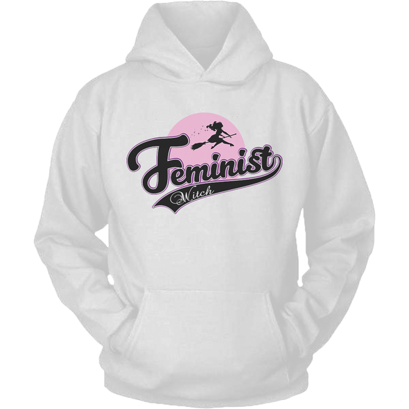 The Ghoulish Garb Hoodie White / S Feminist Witch Unisex Hoodie