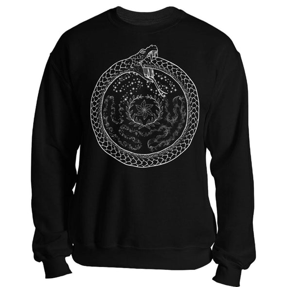 The Ghoulish Garb Sweatshirt Black / S Hecate's Wheel Unisex Sweatshirt