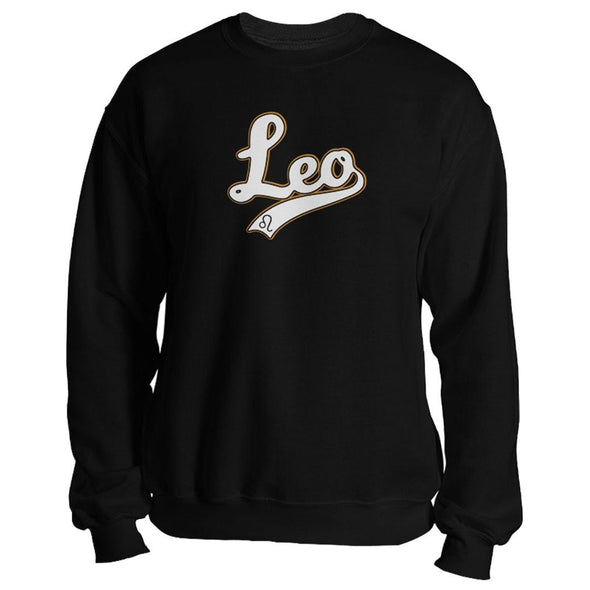 The Ghoulish Garb Sweatshirt Black / S Leo - Baseball Style Unisex Sweatshirt