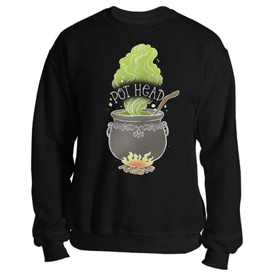The Ghoulish Garb Sweatshirt Black / S Pot Head Sweatshirt