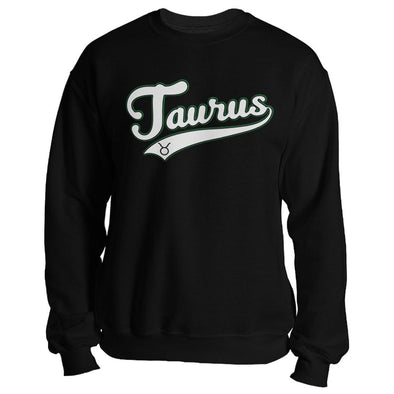 The Ghoulish Garb Sweatshirt Black / S Taurus - Baseball Style Unisex Sweatshirt