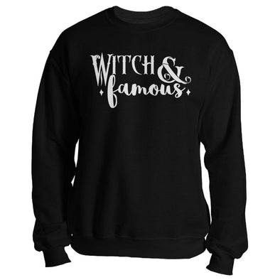 The Ghoulish Garb Sweatshirt S Witch and Famous Unisex Sweatshirt