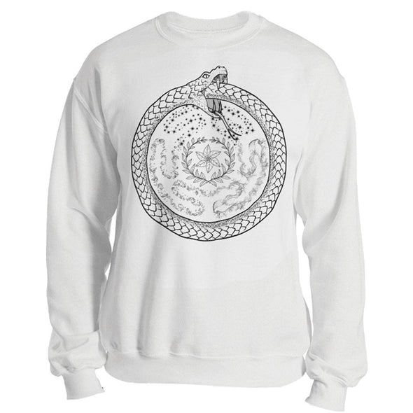 The Ghoulish Garb Sweatshirt White / S Hecate's Wheel Unisex Sweatshirt