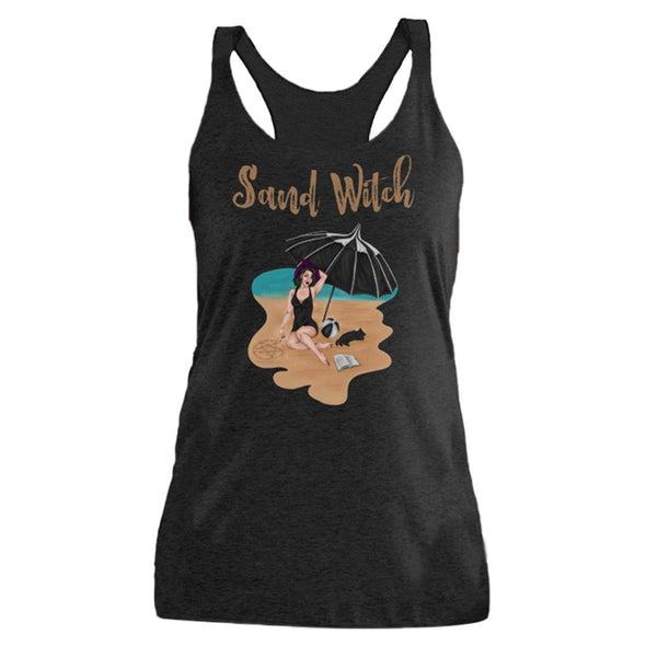 The Ghoulish Garb Tank Top Vintage Black / S Sand Witch Women's Racerback Tank