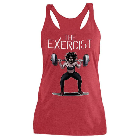 The Ghoulish Garb Tank Top Vintage Red / S The Exercist Women's Racerback Tank