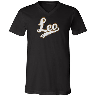 The Ghoulish Garb V-Necks Black / S Leo - Baseball Style Unisex V-Neck