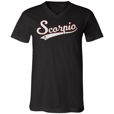 The Ghoulish Garb V-Necks Black / S Scorpio - Baseball Style Unisex V-Neck