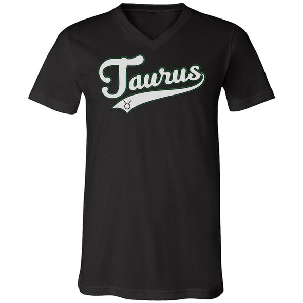 The Ghoulish Garb V-Necks Black / S Taurus - Baseball Style Unisex V-Neck