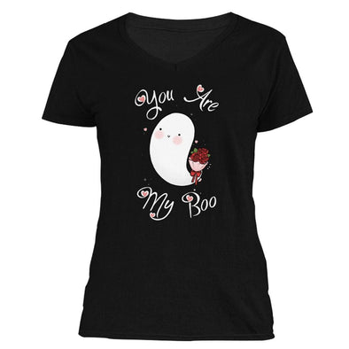 The Ghoulish Garb V-Necks Black / S You Are My Boo Women's V-Neck