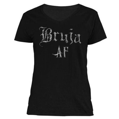 The Ghoulish Garb V-Necks S Bruja AF Women's V-Neck