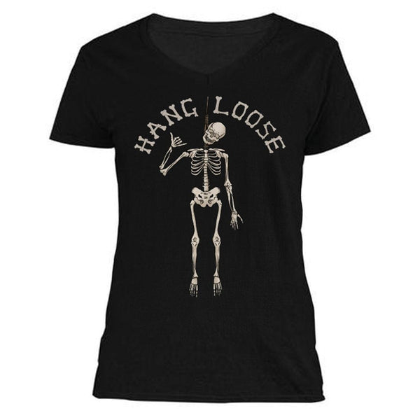 The Ghoulish Garb V-Necks S Hang Loose Women's V-Neck