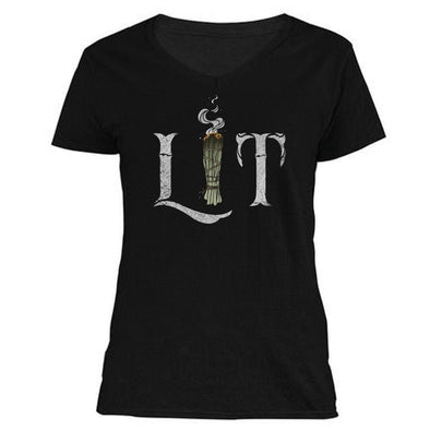 The Ghoulish Garb V-Necks S Lit Women's V-Neck