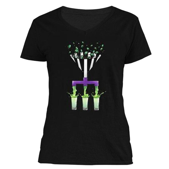 The Ghoulish Garb V-Necks S The Beetle Juicer Women's V-Neck