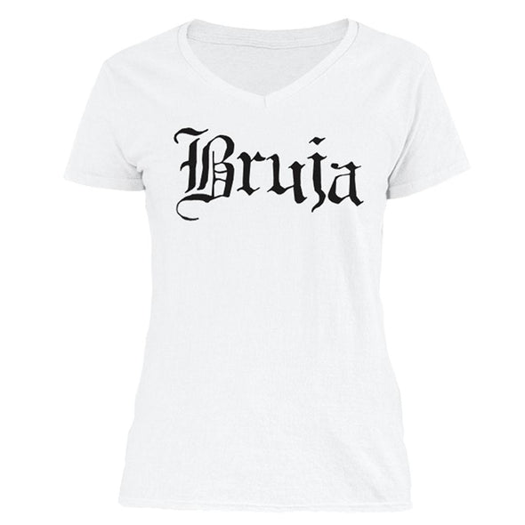 The Ghoulish Garb V-Necks White / S Bruja Women's V-Neck Shirt