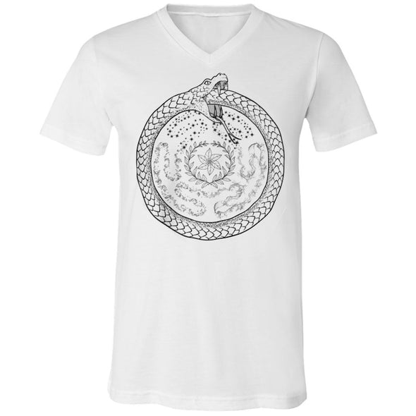 The Ghoulish Garb V-Necks White / S Hecate's Wheel Unisex V-Neck