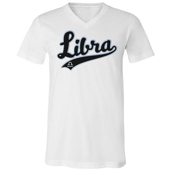 The Ghoulish Garb V-Necks White / S Libra - Baseball Style Unisex V-Neck