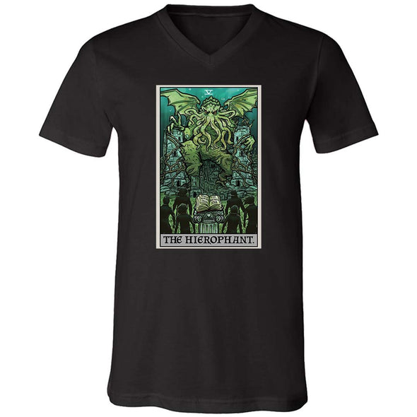 The Ghoulish Garb XS The Hierophant Tarot Card - Ghoulish Edition Unisex V-Neck