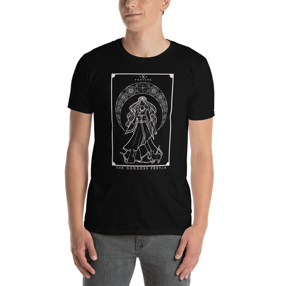 The Goddess Freyja in the Fortune Tarot Card - Shadow Edition T-Shirt