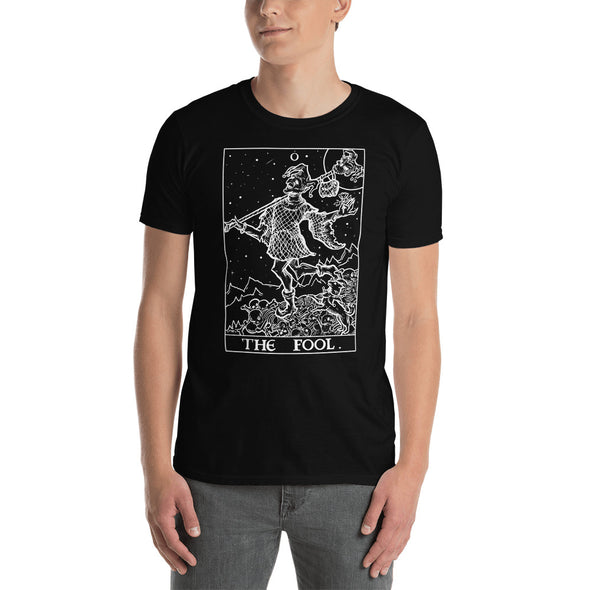 The Fool Tarot Card - Terror Tarot Shadow Edition T-Shirt