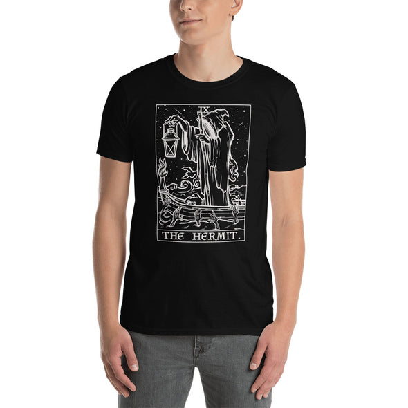 The Hermit Tarot Card - Terror Tarot Shadow Edition T-Shirt