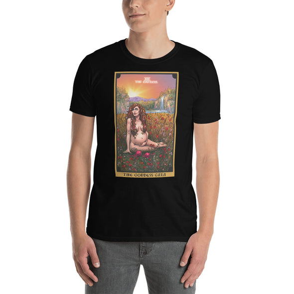 The Goddess Gaia in The Empress Tarot Card T-Shirt
