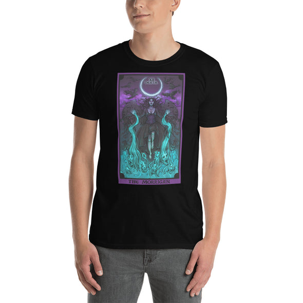 The Morrigan in the Death Tarot Card T-Shirt