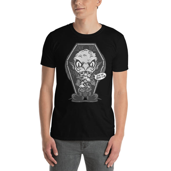Join The Fang Club  (Black & White Edition) T-Shirt