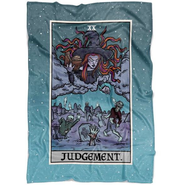 Judgement Tarot Card Blanket - Ghoulish Edition (Color / Vertical)