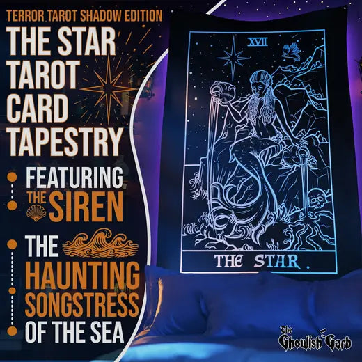 The Star Terror Tarot Card Tapestry