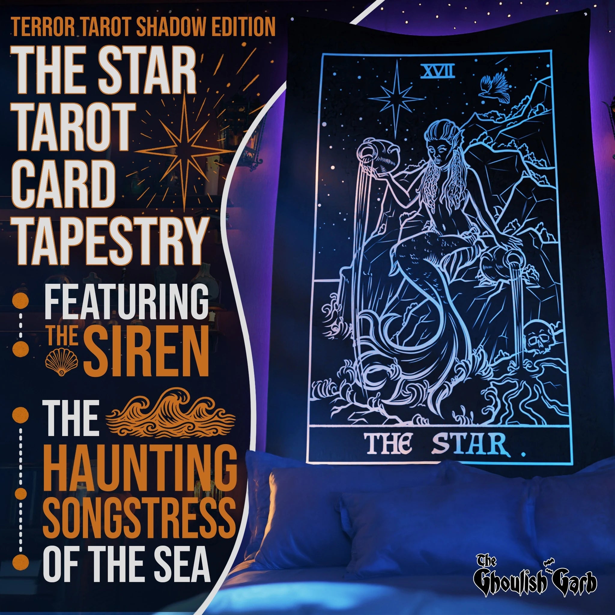 The Star Terror Tarot Card Tapestry