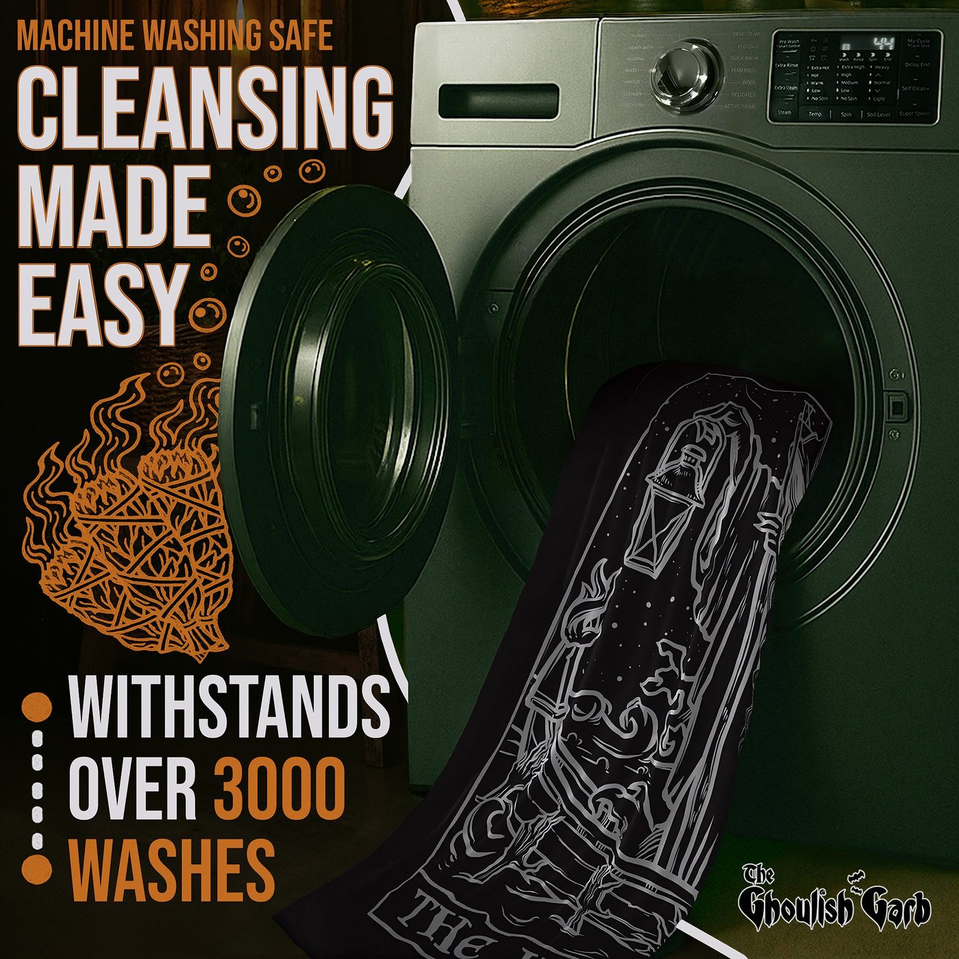Machine washing safe: cleansing made easy