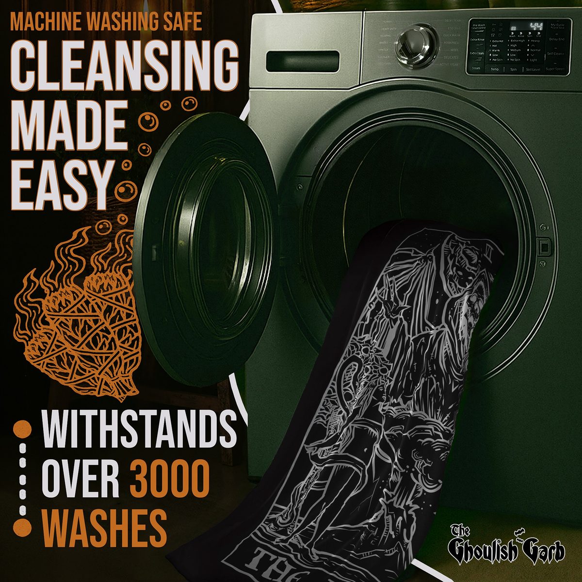 Machine washing safe