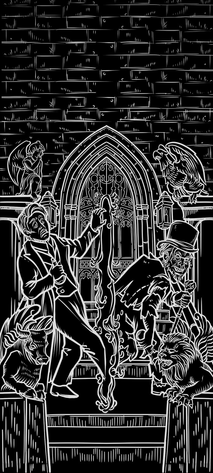 The World — Shadow Edition Terror Tarot phone wallpaper